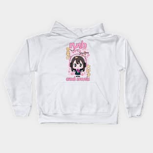 rush anime and music Kids Hoodie